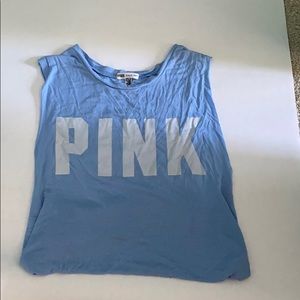Blue workout top